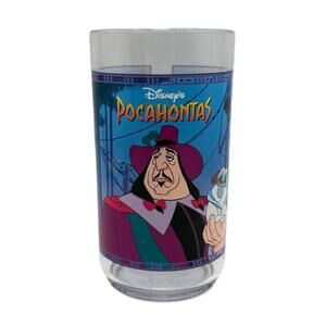 Vintage Disney Pocahontas Governor Ratcliffe & Percy Plastic Collector Cup